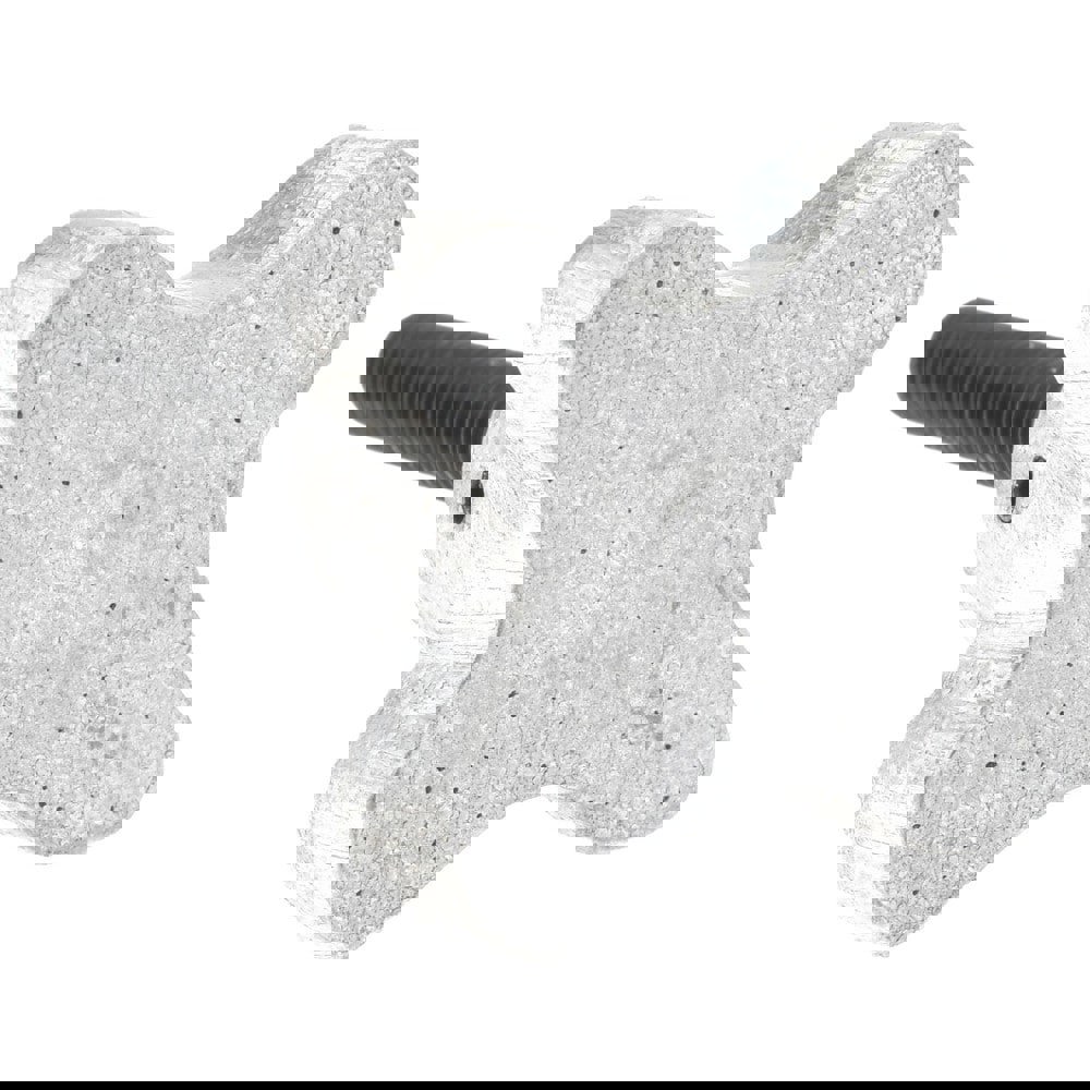 C-12L14 Steel Thumb Screw: 1/4-20, Lobed Head